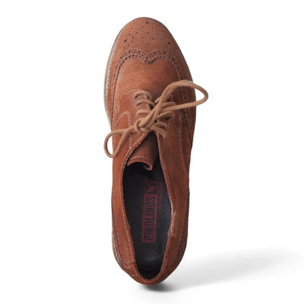 Pikolinos‎ Canet Wingtip Suede Casual Oxfords Brown Men's 9-9.5